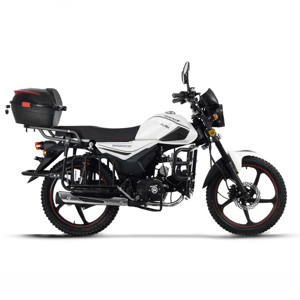 Мопед ROCKOT ALPHA TOURIST M-12 (белый глянцевый)
