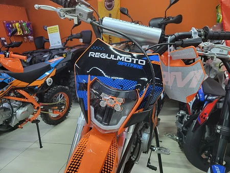 Питбайк Regulmoto SPITFIRE 17/14 (Черный/ оранжевый, , 204816-1)