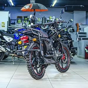 Мопед ROCKOT ALPHA OFFROAD M-12 (черный глянцевый)
